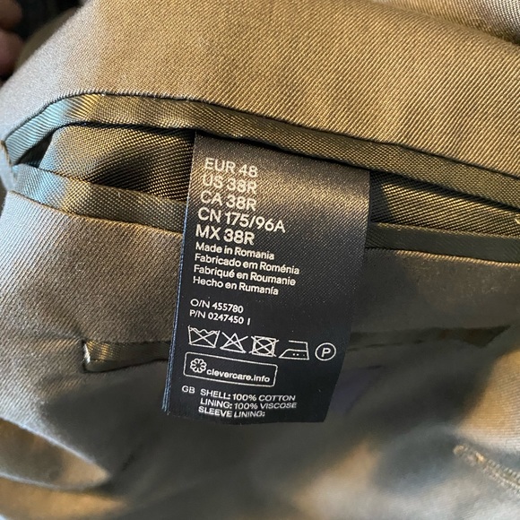 H&M Mens Blazer in Olive green. Never worn. - Picture 2 of 2